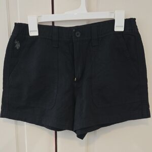 EUC U.S. Polo Assn Women's Black Denim Shorts